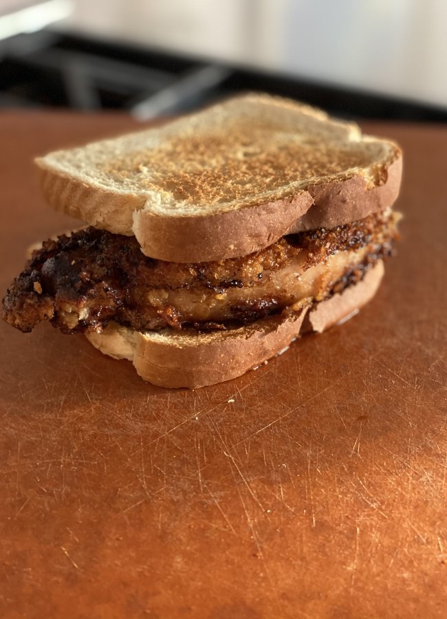 Macau Style Pork Chop Sandwich